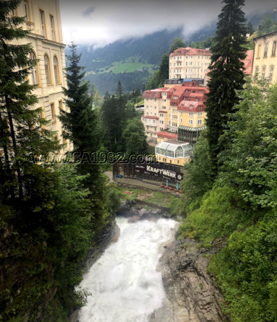 شلال باد غاستن Gasteiner Wasserfall