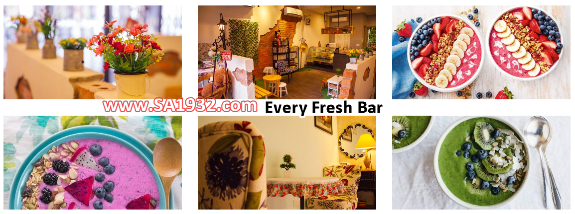 Every Fresh Bar للفواكهة الطازجة والعصائر افطار لذيذ بينانغ ماليزيا