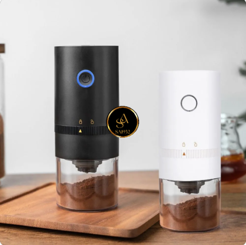 Electric Coffee Bean Grinder USB Type-C Charging Mini Coffee Bean Mill Grinder Espresso Spice Grinder for Drip Coffee Kitchen