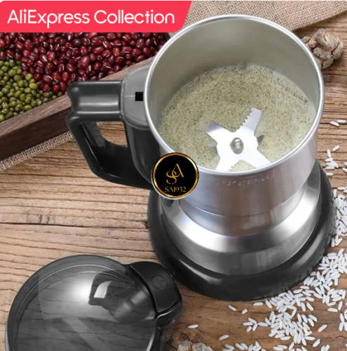 High Power Electric Coffee Grinder Kitchen Cereal Nuts Beans Spices Grains Grinder Machine Multifunctional