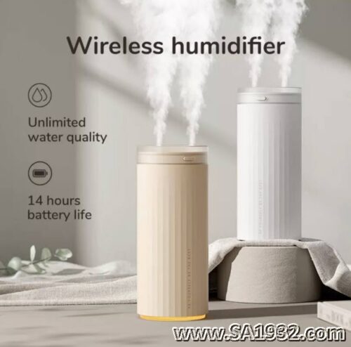 JISULIFE Small Humidifiers 500ml Desk Humidifier Night