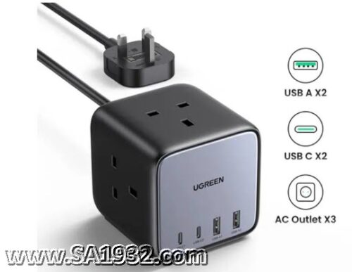 UGREEN 65W GaN Charger Desktop Charger Power Strip