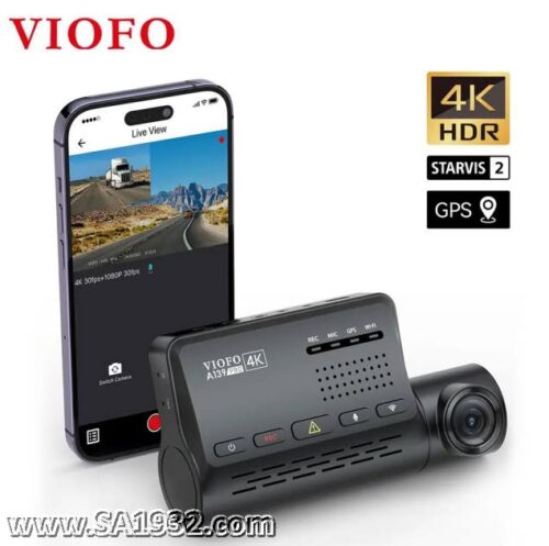 VIOFO A139 Pro 4K HDR Dash Cam STARVIS 2 Sensor