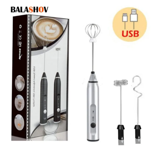 Wireless Milk Frothers Electric Handheld Blender With USB Electrical Mini Coffee Maker Whisk Mixer For Coffee Cappuccino Cream