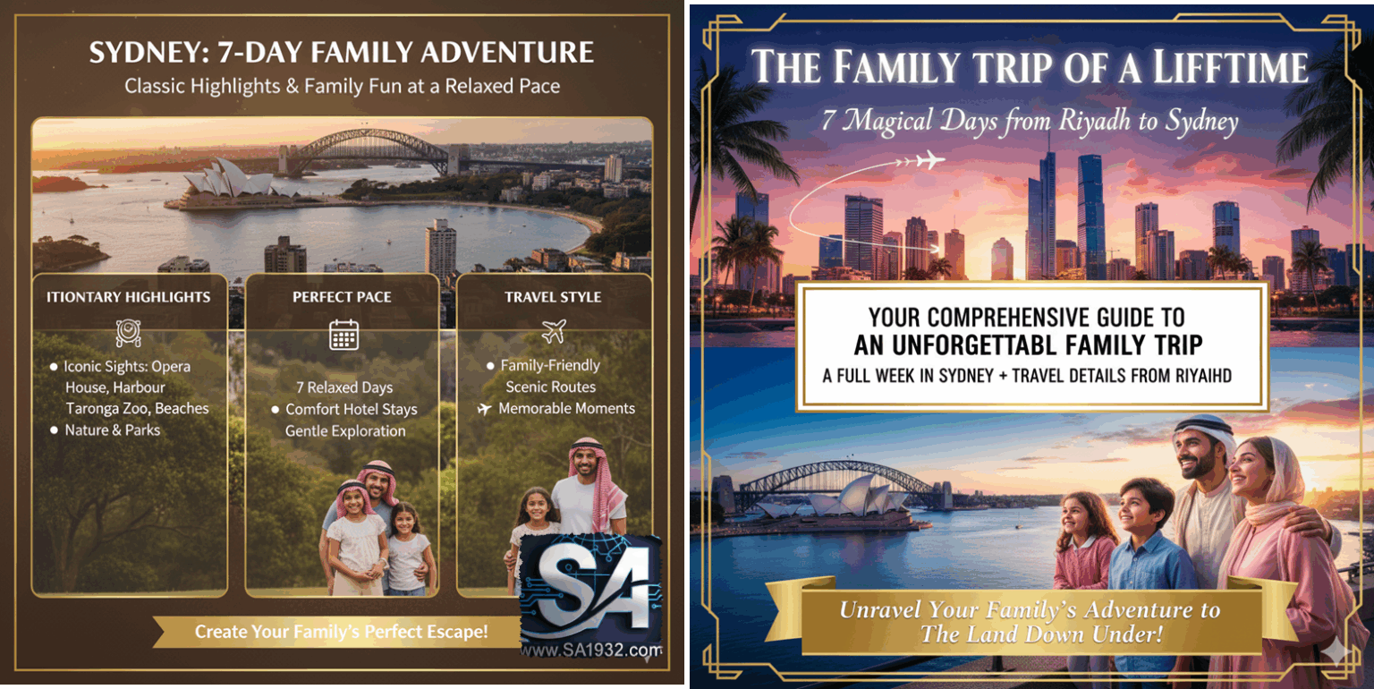 مخطط رحلة الى سيدني