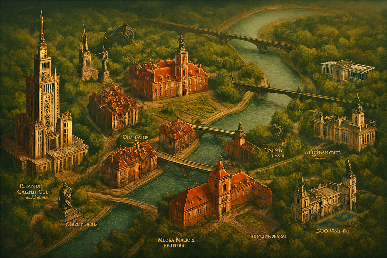 السياحة في وارسو 2025، فيزا شنغن للخليجيين، الزلوتي البولندي، المدينة القديمة وارسو، قصر الثقافة والعلوم، أرخص طيران إلى بولندا، الأمان في بولندا.