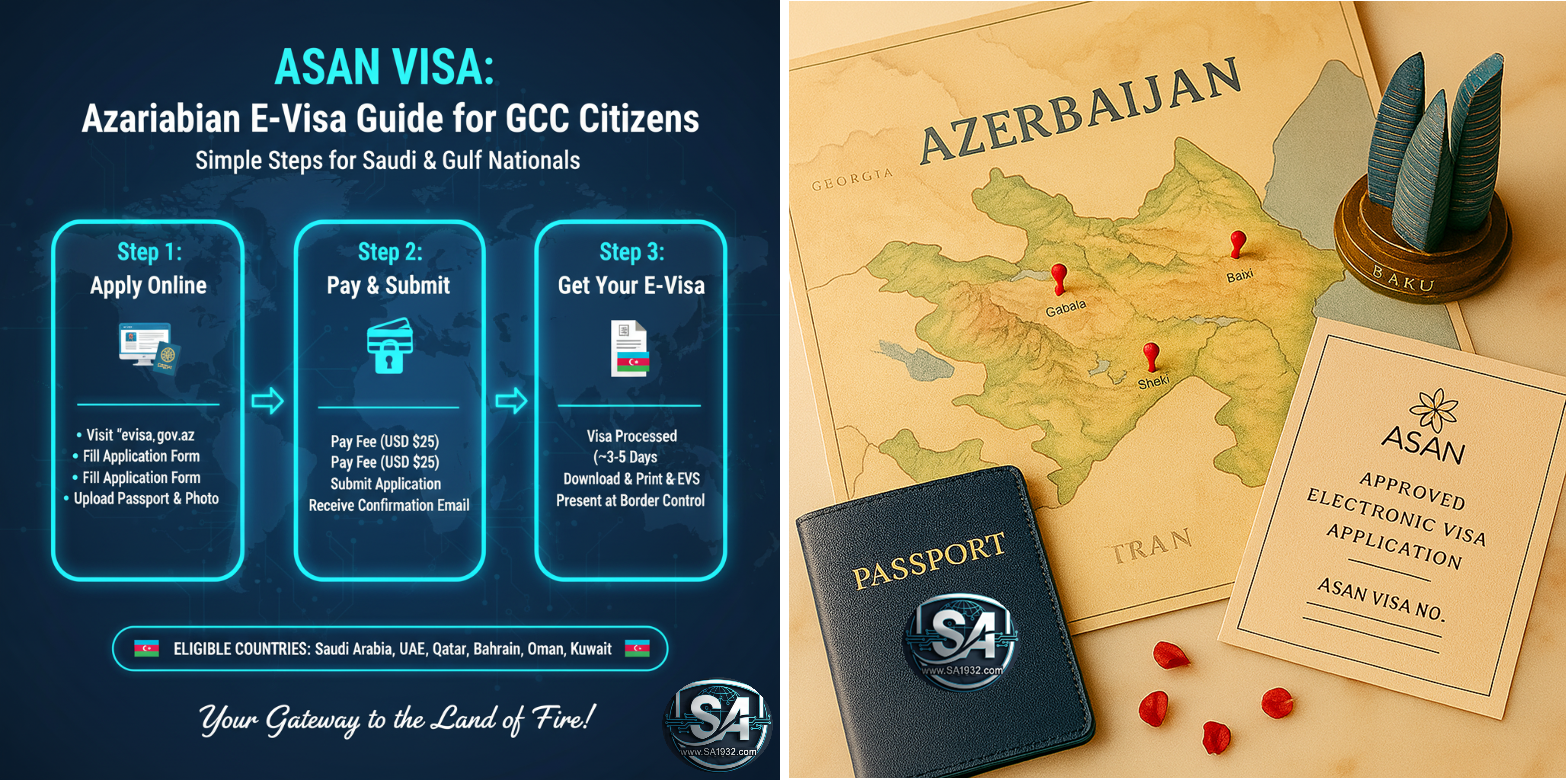 تفاصيل التأشيرة السياحية لأذربيجان للخليجيين