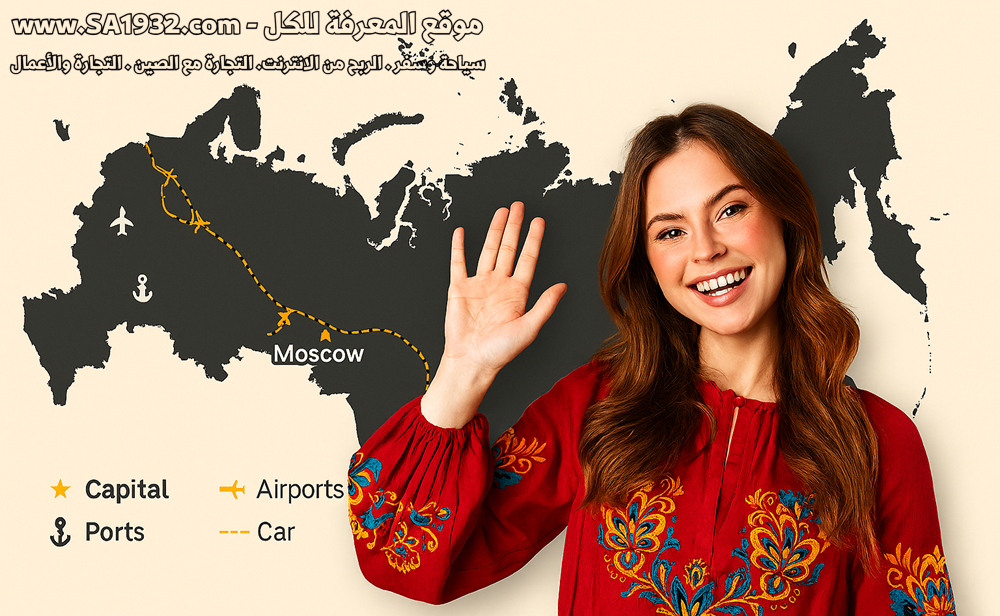 السفر إلى روسيا 2025، فيزا روسيا الإلكترونية للخليجيين، الروبل الروسي، مطاعم حلال موسكو، سانت بطرسبرغ، السياحة في روسيا، الكرملين