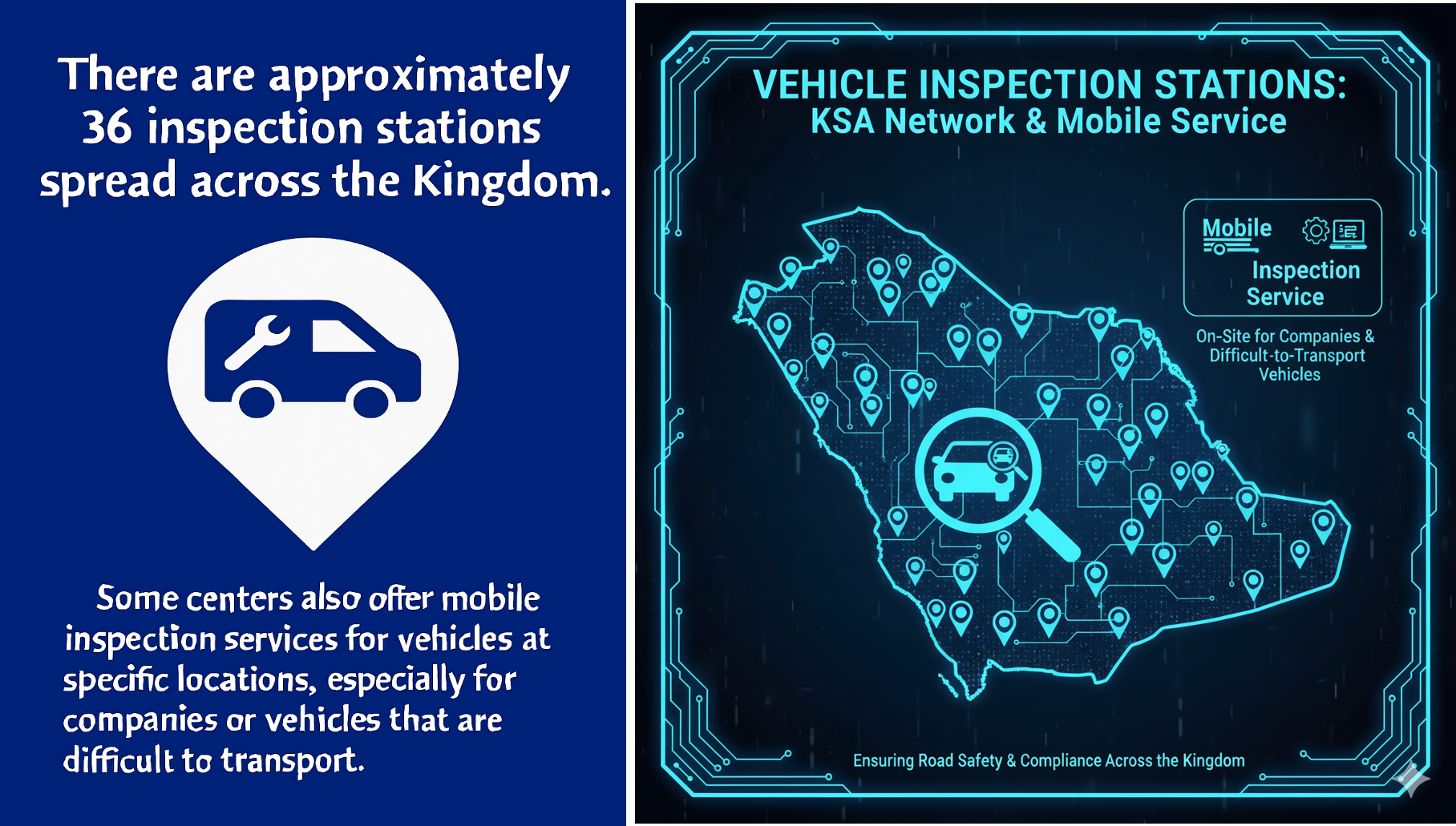الفحص الفني الدوري للمركبات في السعودية