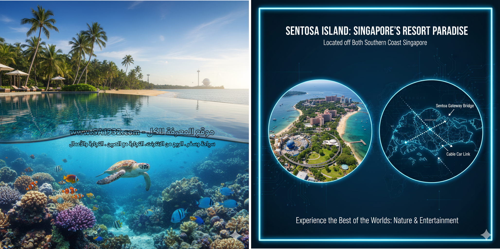 سنتوزا Sentosa: دليل شامل لجزيرة المتعة الأسطورية في سنغافورة 
