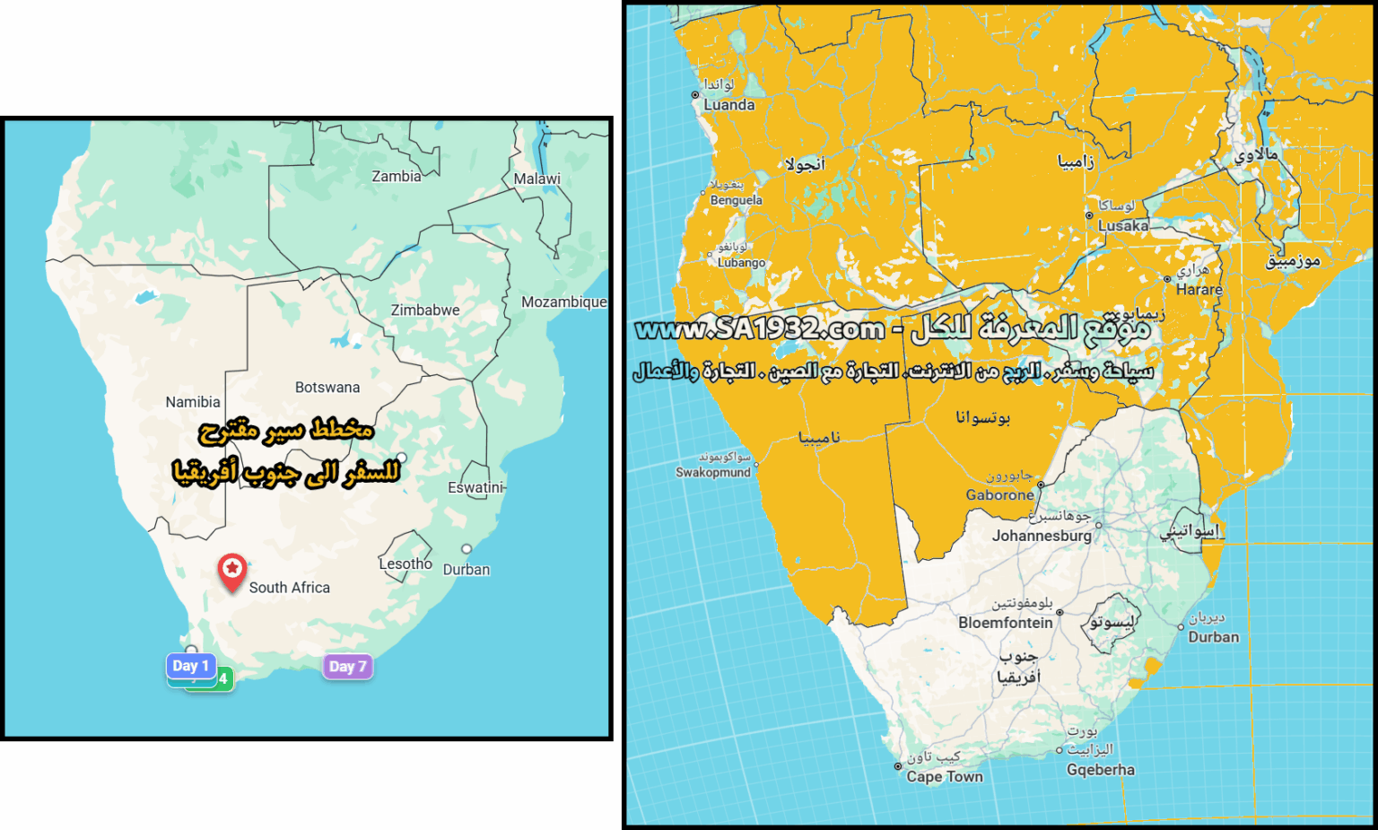 جنوب أفريقيا (South Africa)، الوجهة التي لا مثيل لها والتي تجمع بين المناظر الطبيعية الخلابة، والحياة البرية الكبيرة (Big Five)، والشواطئ الجميلة، والتاريخ المعقد لـ "بلاد قوس قزح"؟ نقدّم لك هنا دليل سياحي متكامل